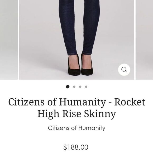 Citizens of Humanity high rise rocket jeans - Picture 3 of 9